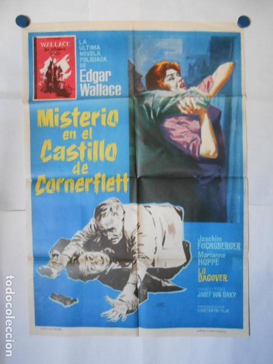 Cine: MISTERIO EN EL CASTILLO DE CORNERFLEAT - CARTEL ORIGINAL 70 X 100