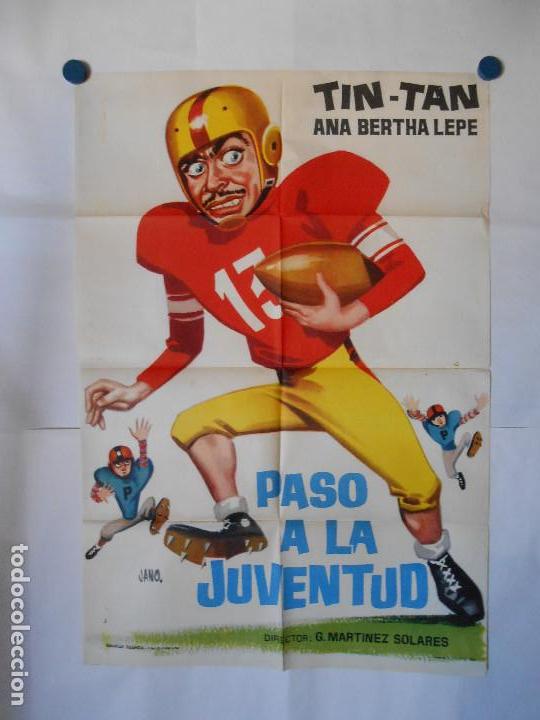 Cine: PASO A LA JUVENTUD - CARTEL ORIGINAL 70 X 100