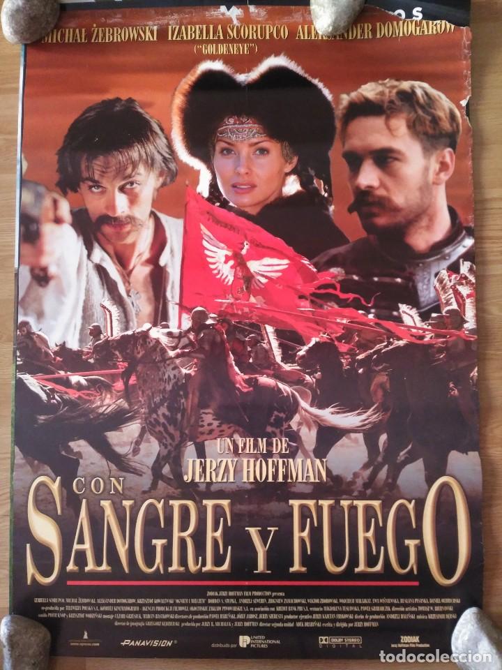 Cine: Sangre y fuego - aprox 70x100 Cartel ORIGINAL cine (L56)
