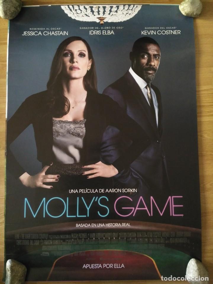 Kino: Molly's game - aprox 70x100 Cartel ORIGINAL cine (L56 y 55)