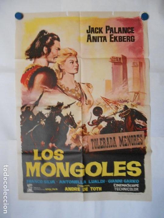 Cine: LOS MONGOLES - CARTEL ORIGINAL  70 X 100