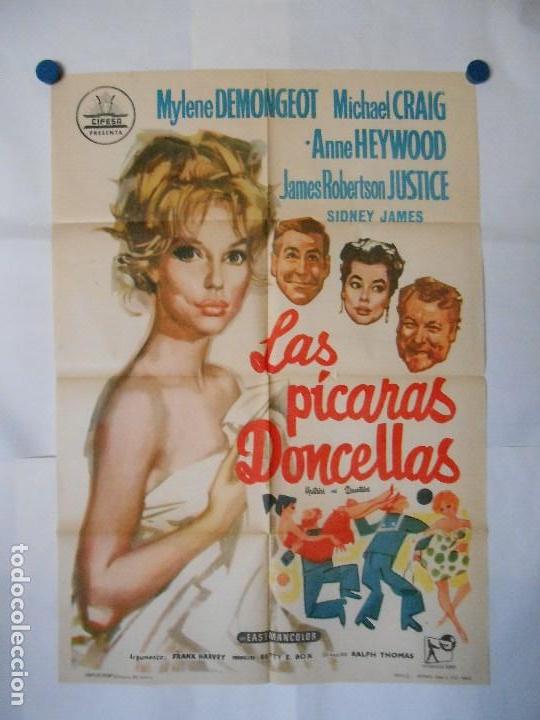 Kino: LAS PICARAS DONCELLAS - CIFESA 1960 - CARTEL ORIGINAL  70 X 100