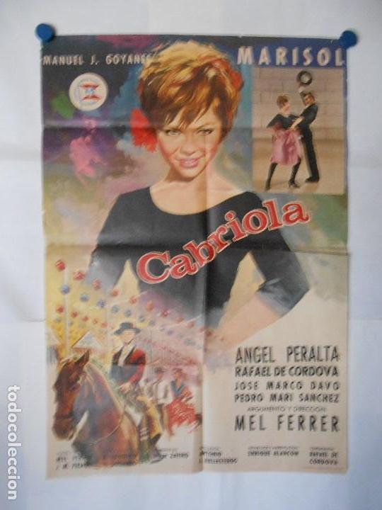 Cine: CABRIOLA - MARISOL - CARTEL ORIGINAL  70 X 100