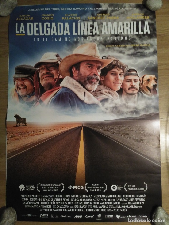 Kino: La delgada l&iacute;nea amarilla - aprox 70x100 Cartel ORIGINAL cine (L57)