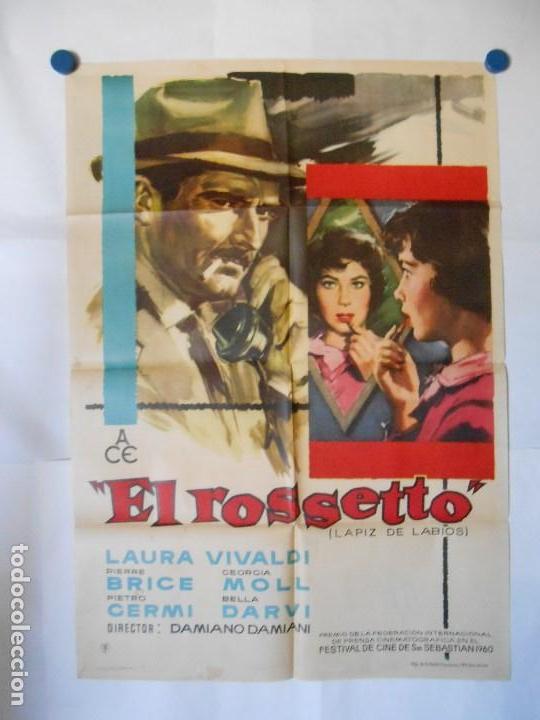 Cine: EL ROSSETTO - CARTEL ORIGINAL 70 X 100