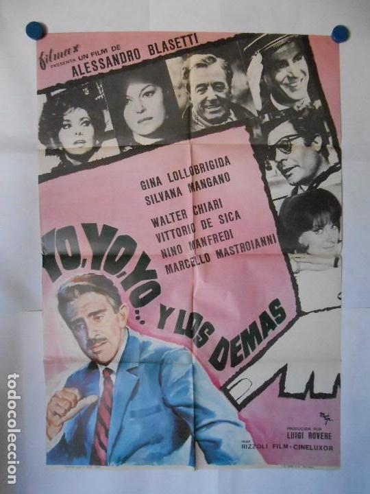 Cine: YO YO YO Y LOS DEMAS - CARTEL ORIGINAL 70 X 100