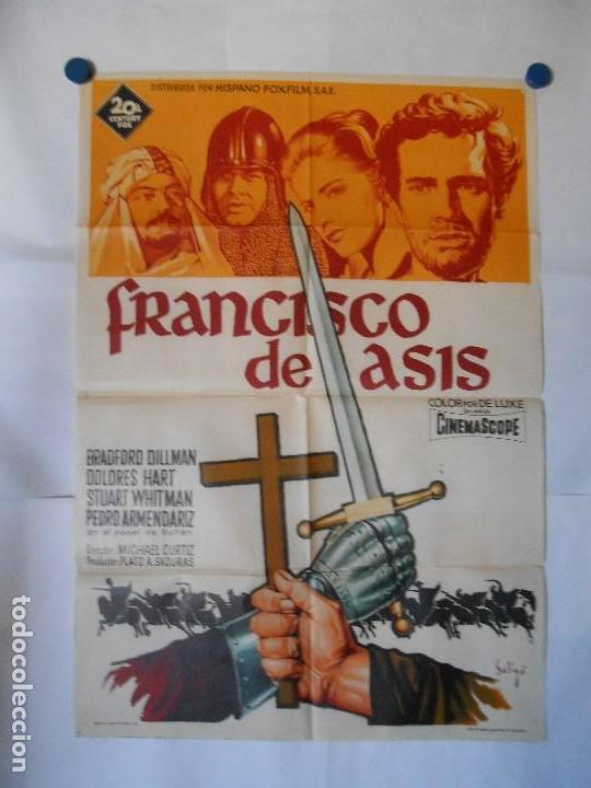 Cinema: FRANCISCO DE ASIS - SOLIGO - CARTEL ORIGINAL 70 X 100