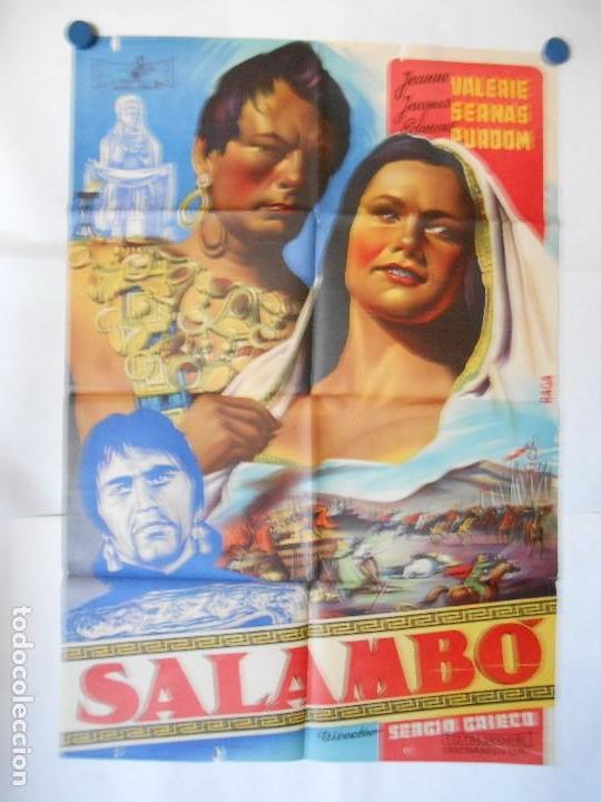 Cinema: SALAMBO - CARTEL LITOGRAFICO ORIGINAL 70 X 100