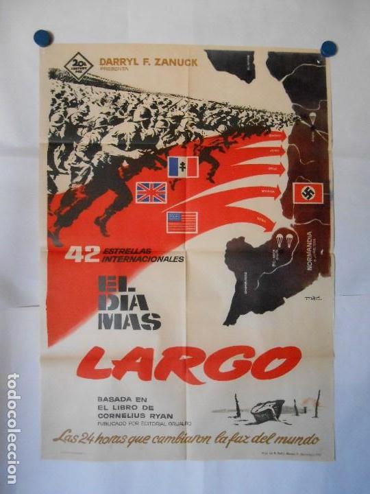 Cinema: EL DIA MAS LARGO - 1962 - CARTEL ORIGINAL 70 X 100