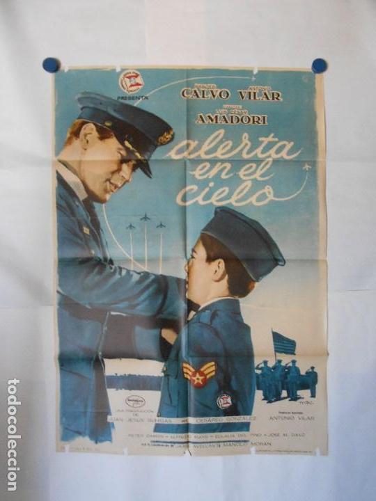 Cinema: ALERTA EN EL CIELO - CARTEL ORIGINAL  70 X 100