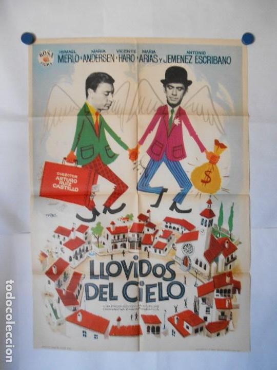 Cinema: LLOVIDOS DEL CIELO - CARTEL ORIGINAL 70 X 100