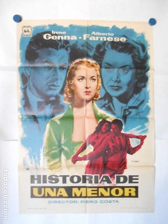 Cin&eacute;ma: HISTORIA DE UNA MENOR - CARTEL ORIGINAL 70 X 100