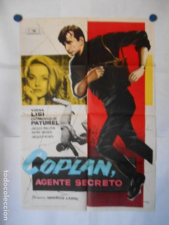 Cin&eacute;ma: COPLAN AGENTE SECRETO - CARTEL ORIGINAL 70 X 100