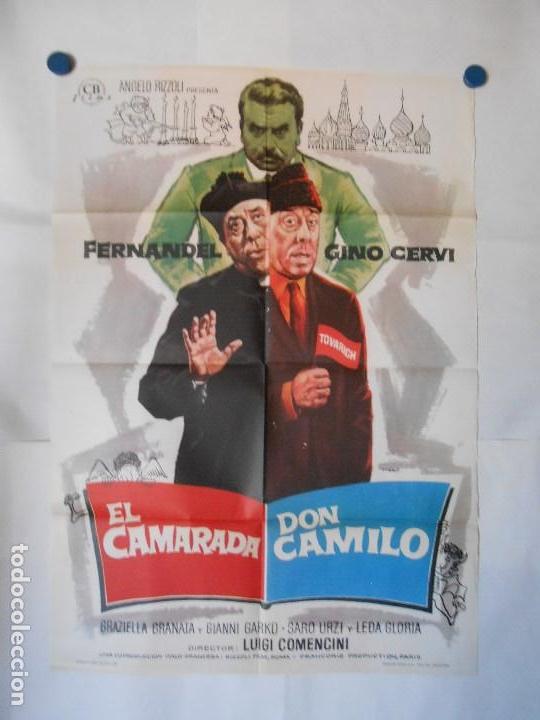 Cinema: EL CAMARADA DON CAMILO - CARTEL ORIGINAL 70 X 100