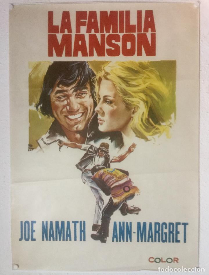 Cinema: la familia manson - cartel poster original - rareza no tiene creditos tecnicos ni distribuidora