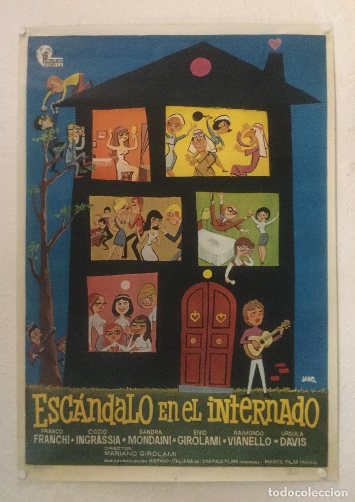 Kino: escandalo en el internado - poster cartel original -  Marino Girolami hispamex jano
