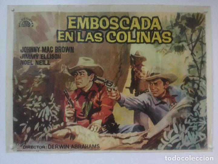 Cin&eacute;ma: emboscada en las colinas - poster cartel original - johnny mac brown
