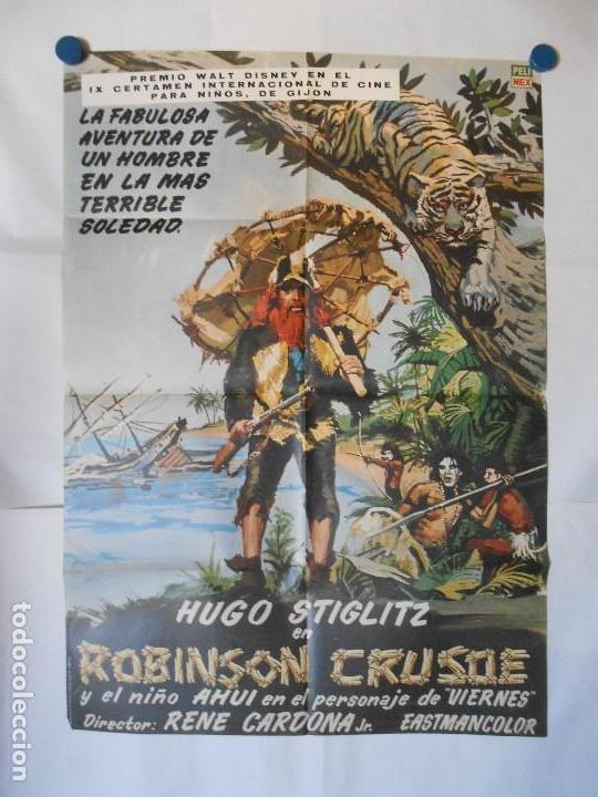 Cinema: ROBINSON CRUSOE + SORAYA TRES PERFILES DE UNA MUJER - DOS CARTELES 70 X 100