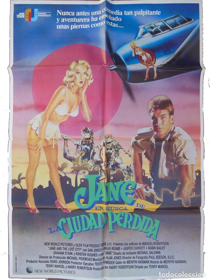 Cine: JANE EN BUSCA DE LA CIUDAD PERDIDA. 1988 - Foto 1