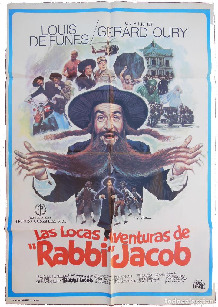 Cinema: LAS LOCAS AVENTURAS DE RABBI JACOB. 1974. Louis de Funes, GERARD OURY (Dir)