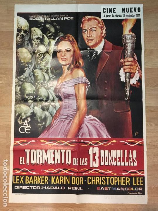 Cinema: Cartel pel&iacute;cula El tormento de las 13 doncellas 1969