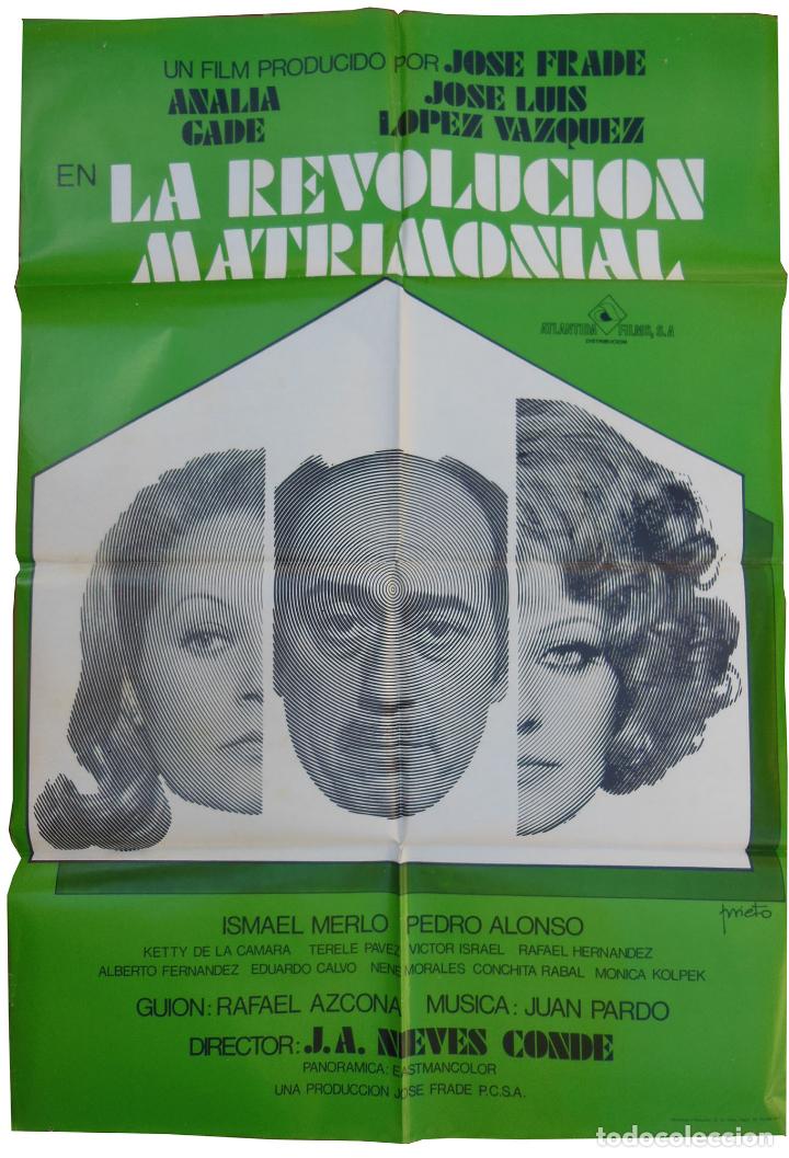 Cinema: LA REVOLUCI&Oacute;N MATRIMONIAL. 1974. J A NIEVES CONDE (Dir, PRIETO (Dibujo) Analia Gade, Jos&eacute; Luis L&oacute;pez