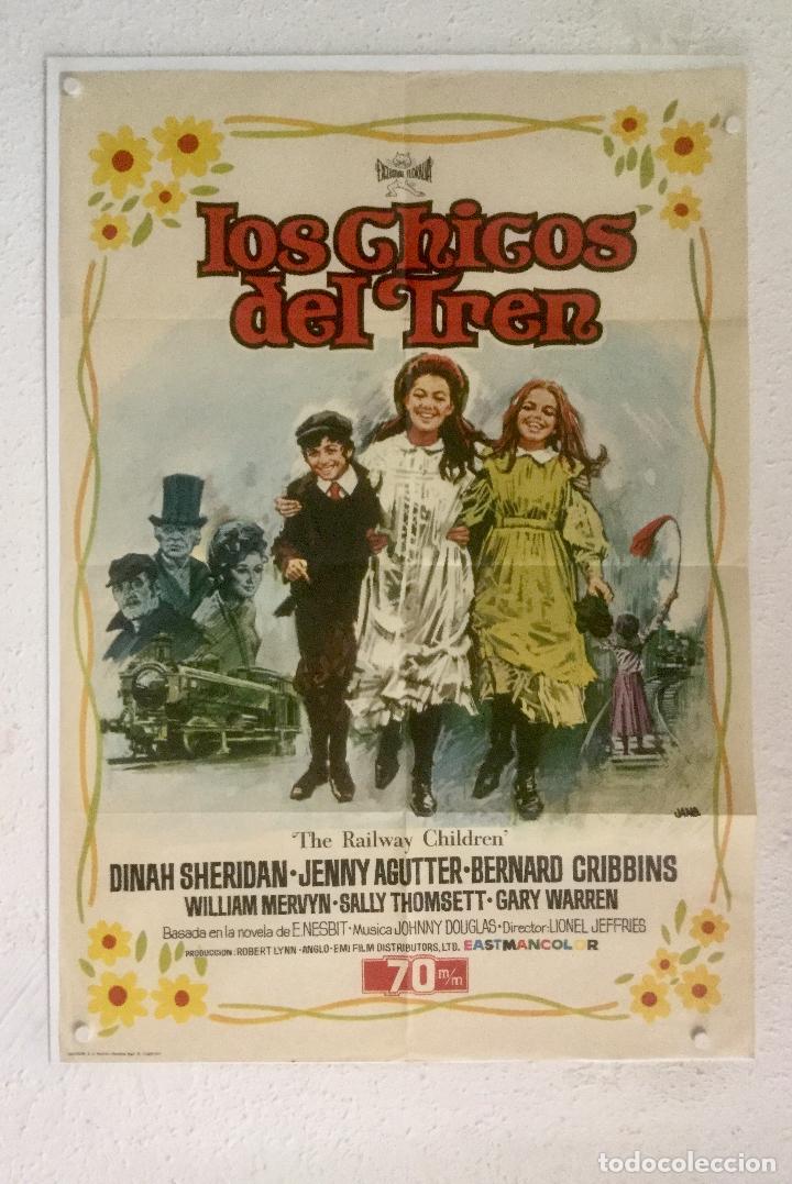 Cinema: los chicos del tren - poster cartel original - The Railway Children Lionel Jeffries Dinah Sheridan