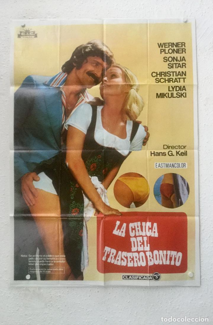 Cinema: la chica del trasero bonito - poster cartel original - hans g keil sonja sitar werner ploner