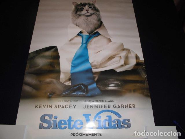 Cinema: SIETE VIDAS. POSTER O CARTEL DE CINE. ORIGINAL.