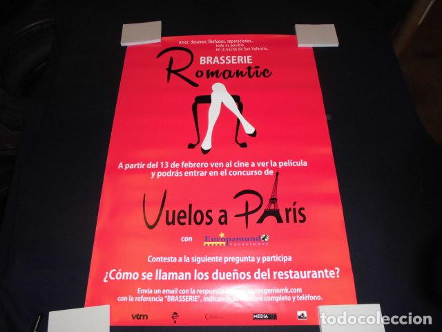 Cinema: BRASERIE ROMANTIC. POSTER O CARTEL DE CINE. ORIGINAL. PRE AFICHE CON PUBLICIDAD.