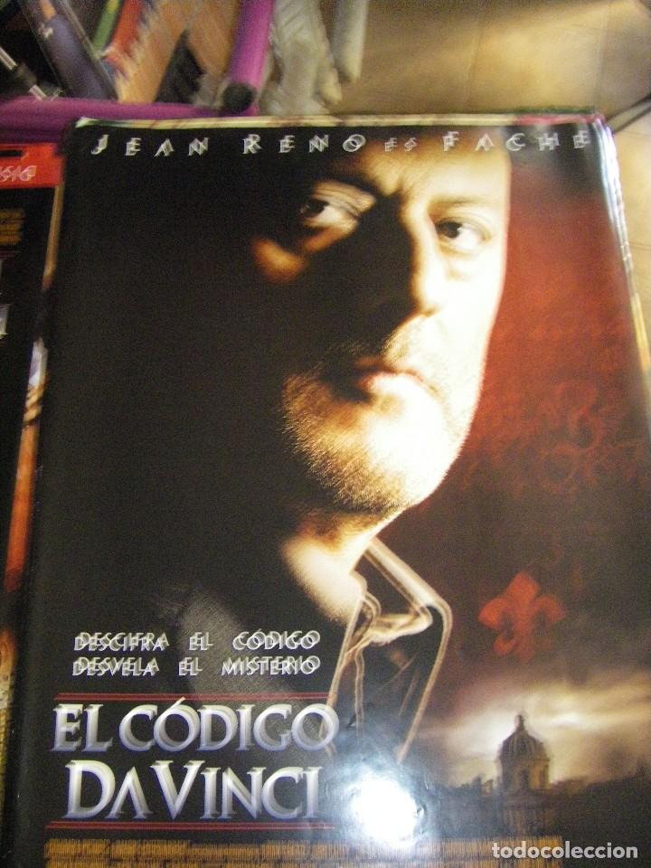Cine: Poster El c&oacute;digo da Vinci. Jean Reno  97x68 cms - Foto 1