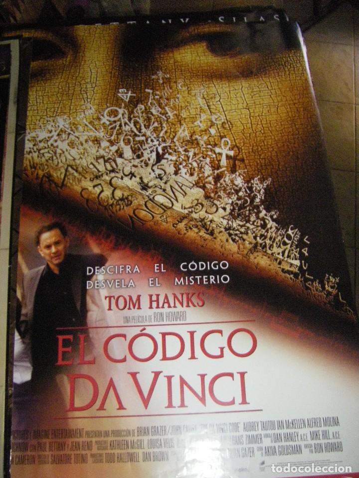 Cine: Poster El c&oacute;digo da Vinci. 97x68 cms - Foto 1