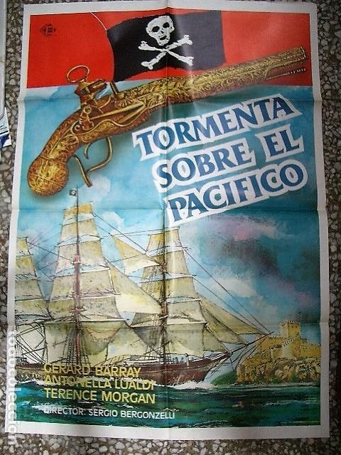 Cine: Tormenta en el Pac&iacute;fico p&oacute;ster original - Foto 1