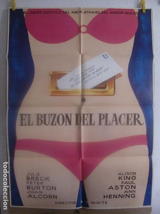 Cin&eacute;ma: cartel cine orig EL BUZON DEL PLACER (1972) 70x100 / Teddy White / Billy White