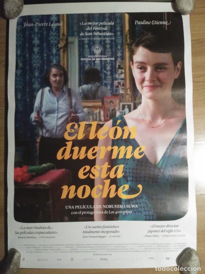 Kino: El le&oacute;n duerme est&aacute; noche - aprox 70x100 Cartel ORIGINAL cine (L59)
