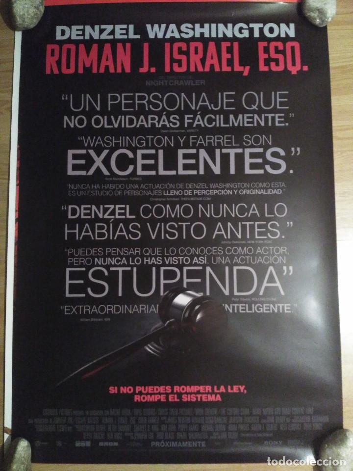 Kino: Roman J. Israel, Esq - aprox 70x100 Cartel ORIGINAL cine (L59)