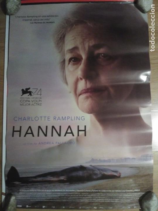 Kino: Hannah - aprox 70x100 Cartel ORIGINAL cine (L59)