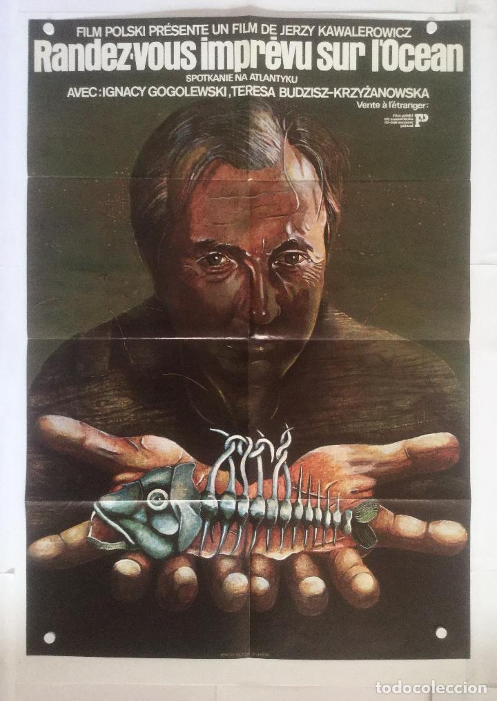 Kino: encuentro en el atlantico - poster cartel original francia Jerzy Kawalerowicz Spotkanie na Atlantyku