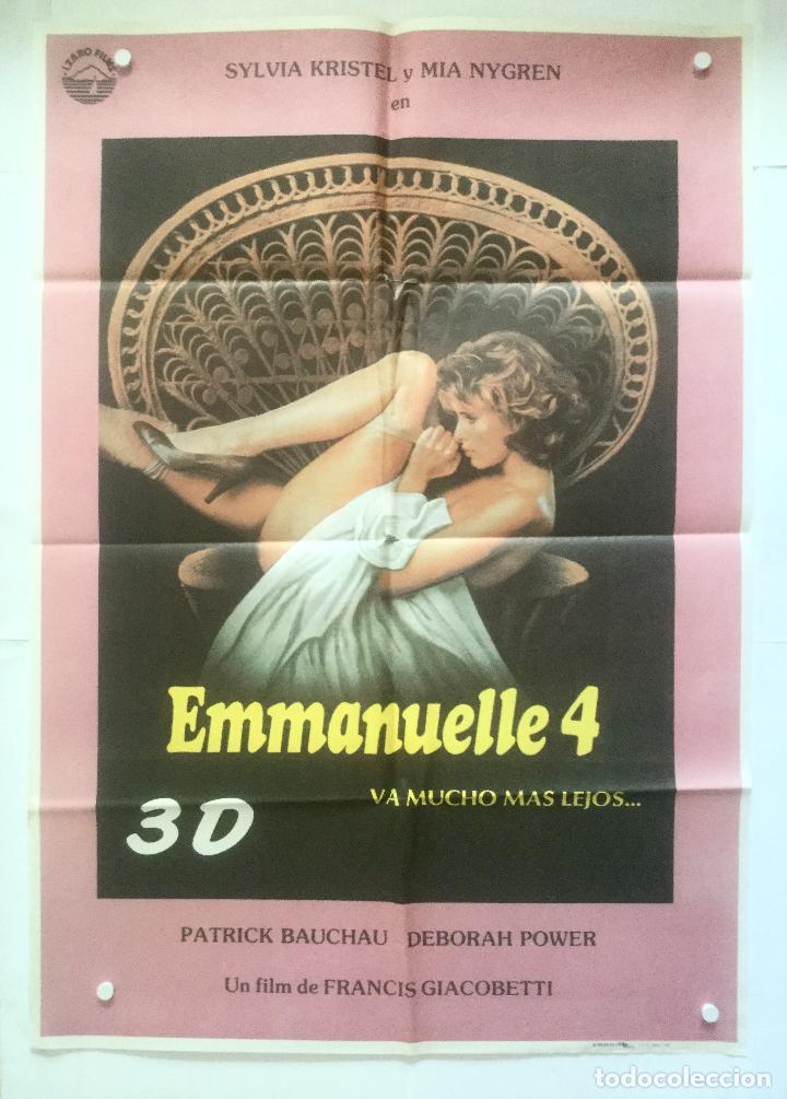 Kino: emmanuelle 4 - poster cartel original - sylvia kristel mia nygren patrick buchau