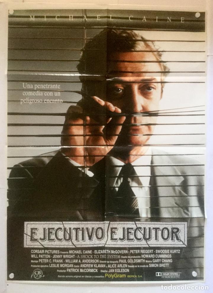 Kino: ejecutivo ejecutor - poster cartel original - A Shock To the System michael caine