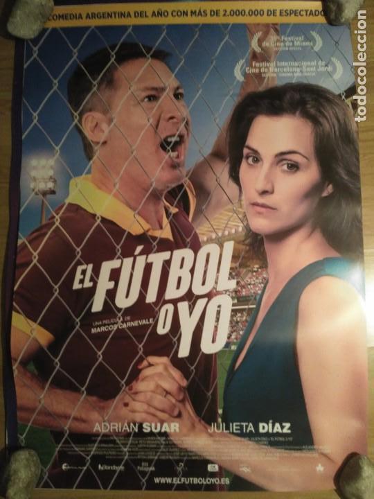 Cin&eacute;ma: El f&uacute;tbol o yo - aprox 70x100 Cartel ORIGINAL cine (L59)