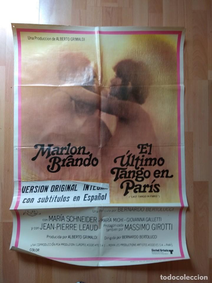 Cine: POSTER DE LA PELICULA --EL ULTIMO TANGO EN PARIS (VERSION ORIGINAL) - Foto 1