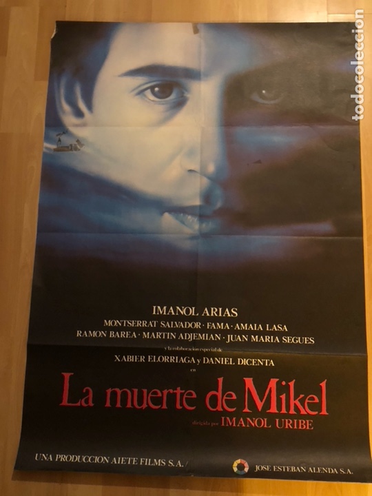 Cinema: Cartel o poster de la muerte de Mikel de Imanol Uribe.imanol arias