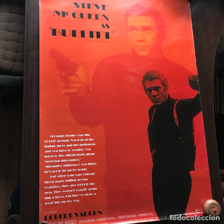 Cin&eacute;ma: Bullitt. 100 x 69 cm