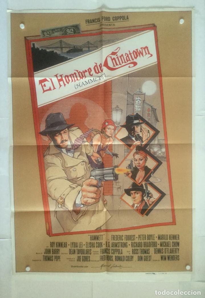 Cin&eacute;ma: el hombre de chinatown - poster cartel original - hammett win wenders