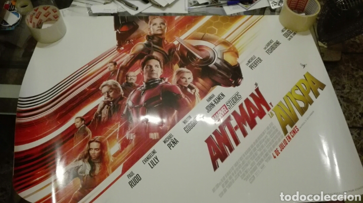 Cine: Poster Original Ant-Man y la Avispa 50x70 - Foto 1