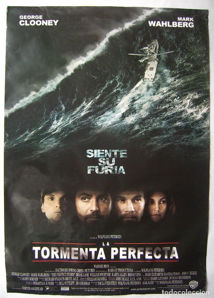 Cine: TORMENTA PERFECTA, con George Cloomey. POSTER 67x 96 cms. 2000.
