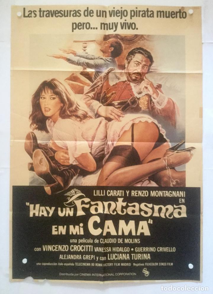 Cin&eacute;ma: hay un fantasma en mi cama - poster cartel original cine - renzo montagnani lilli carati