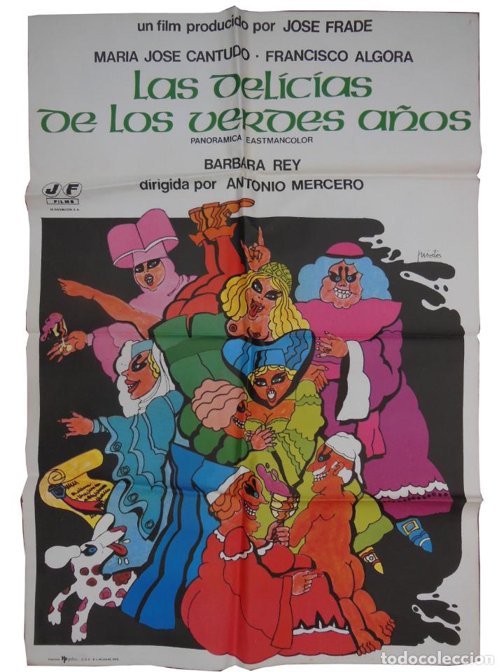 Cin&eacute;ma: LAS DELICIAS DE LOS VERDES A&Ntilde;OS. PRIETO (Dise&ntilde;o) MERCERO Antonio (Director) 1976 Mar&iacute;a Jos&eacute; Cantudo,