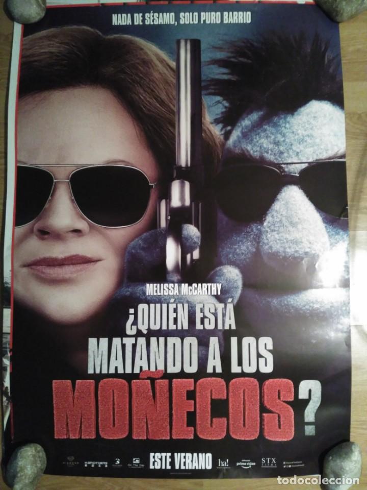 Cin&eacute;ma: Qui&eacute;n est&aacute; matando a los mo&ntilde;ecos? - aprox 70x100 Cartel ORIGINAL cine (L60)